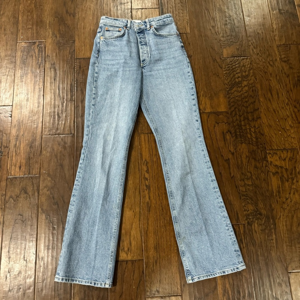 Zara size 2 wide leg jean